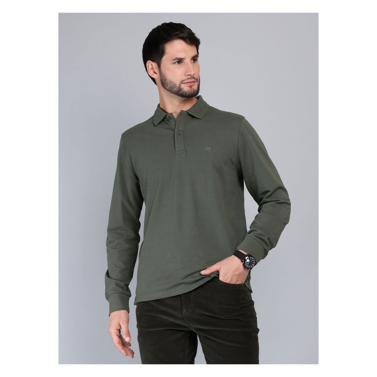 ARROW - Polera Pique Regular Fit Verde Arrow ARROW