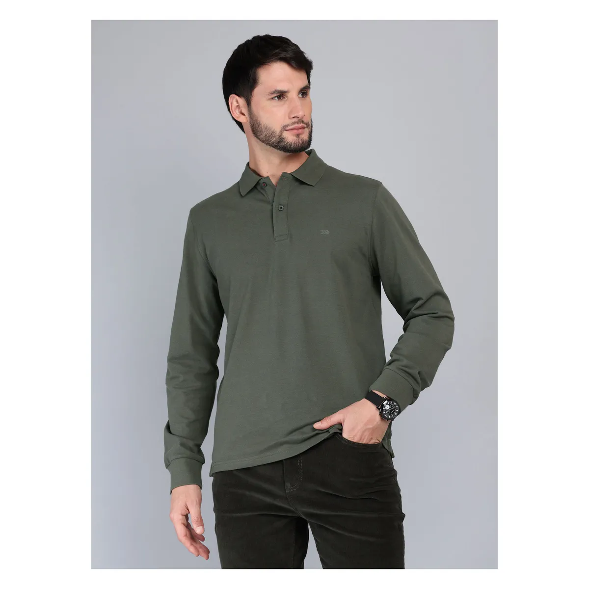 ARROW - Polera Pique Regular Fit Verde Arrow ARROW