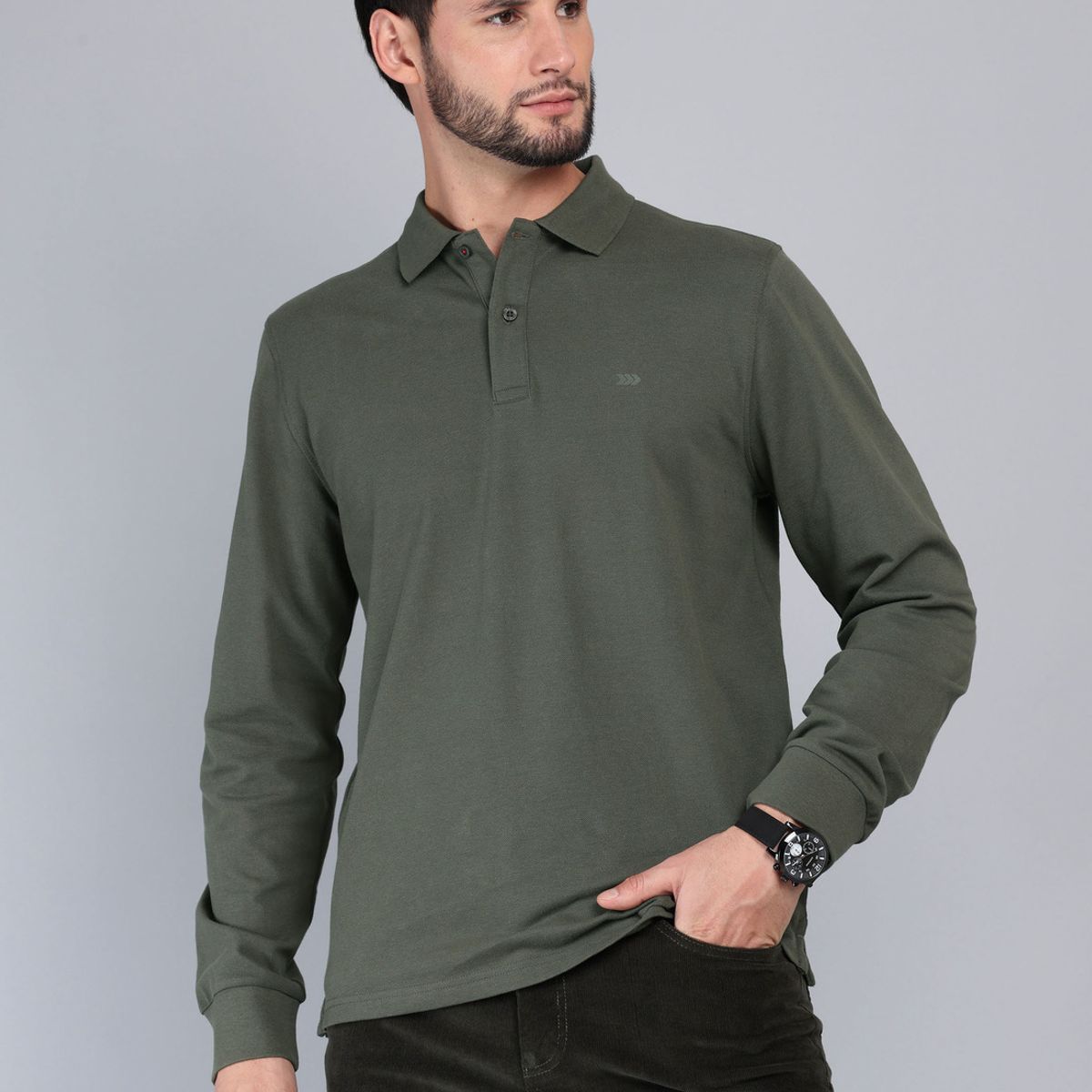 ARROW - Polera Pique Regular Fit Verde Arrow ARROW