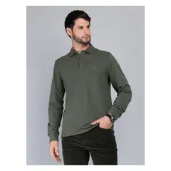 ARROW - Polera Pique Regular Fit Verde
