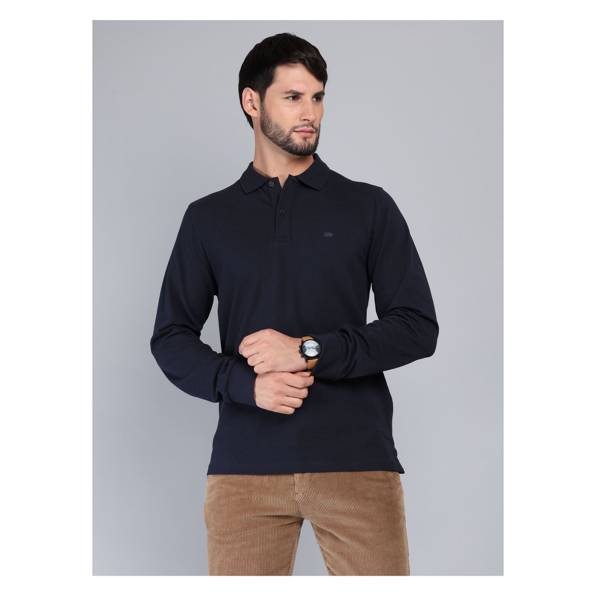 ARROW - Polera Pique Regular Fit Azul Marino Arrow ARROW