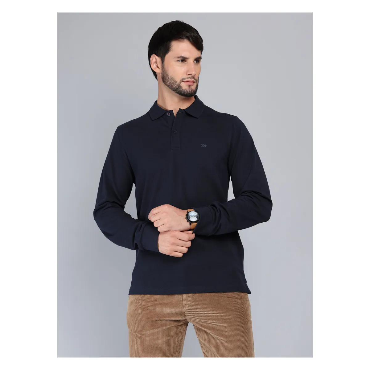 ARROW - Polera Pique Regular Fit Azul Marino Arrow ARROW