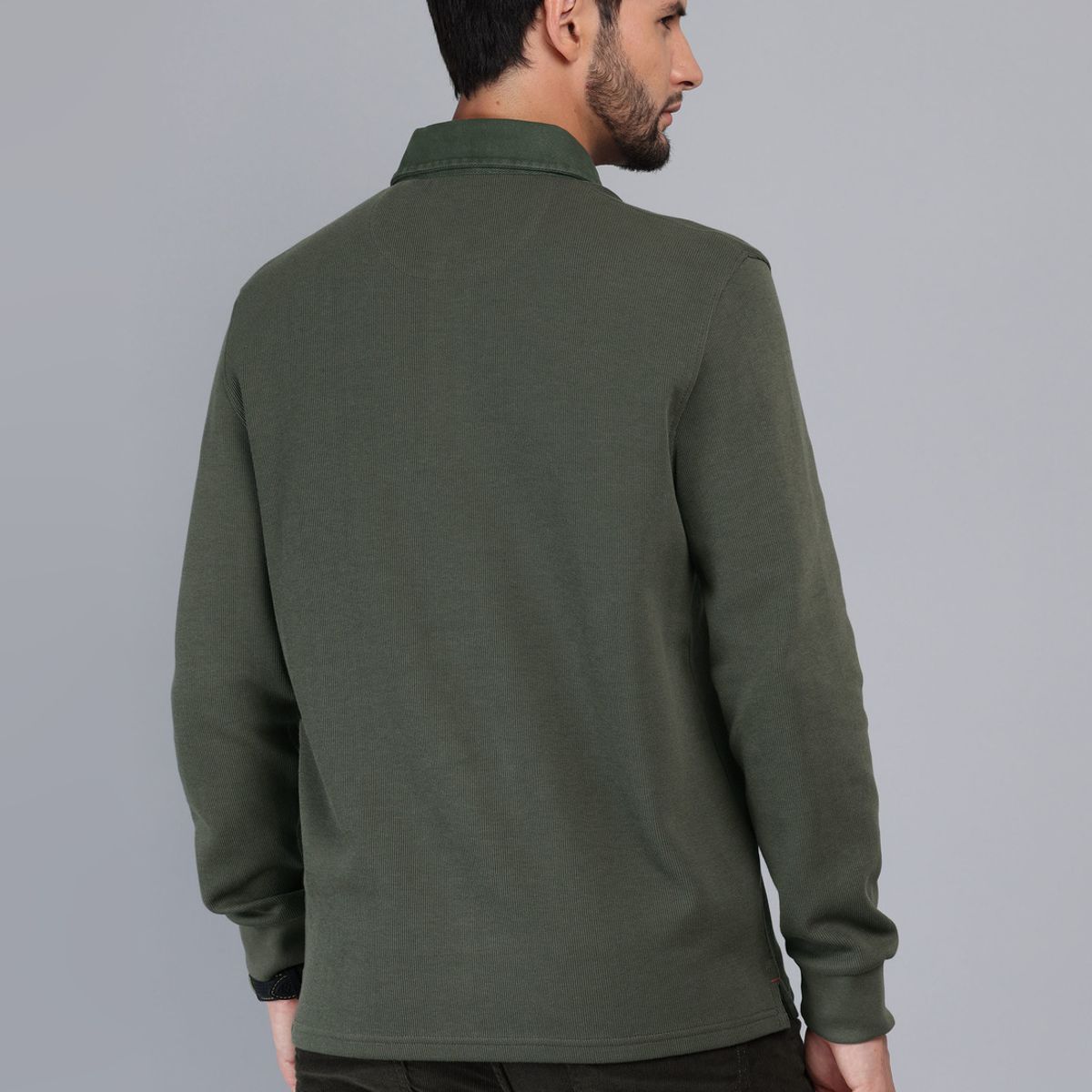 ARROW - Polera Stone Wash Regular Fit Verde Arrow ARROW