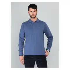 ARROW - Polera Lisa Manga Larga Regular Fit Denim