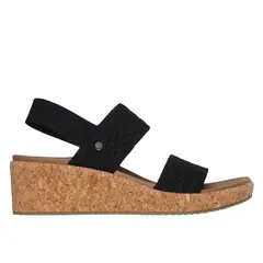 SKECHERS - Sandalias Urbanas Mujer Arch Fit Beverlee Negro