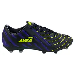 AVIA - Zapatos de Fútbol Sun Negro Azul