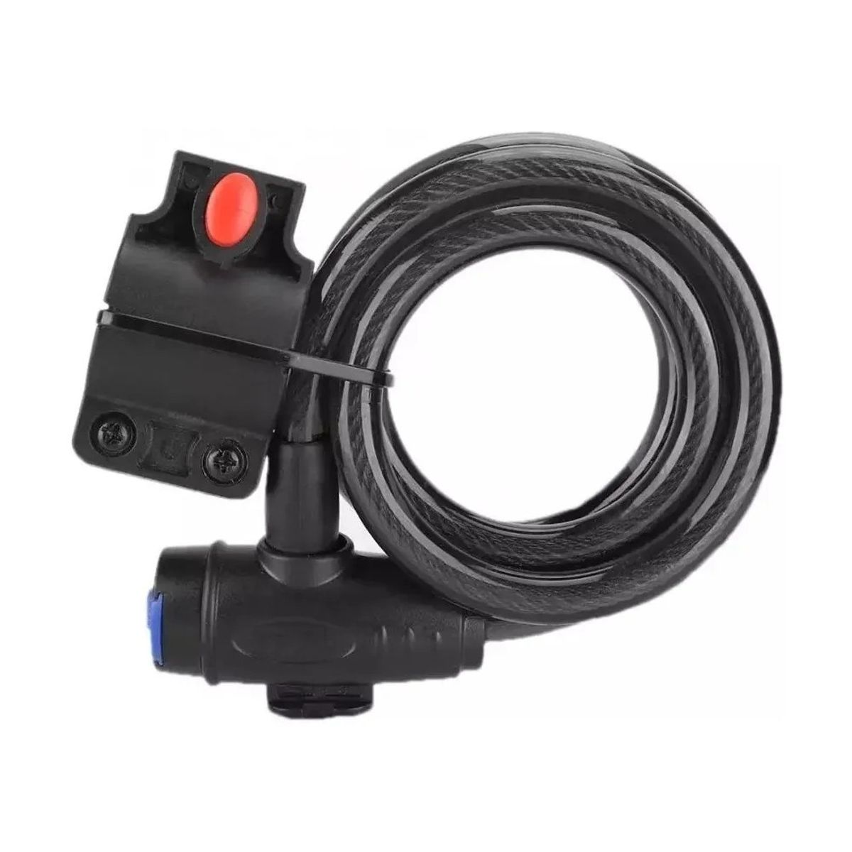 GENERICO - Candado Para Bicicleta Con Soporte Color Negro BELUG