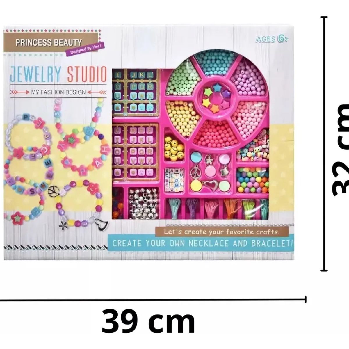 GENERICO - Mostacillas Para Armar Crear Pulseras Collares Niñas Niños