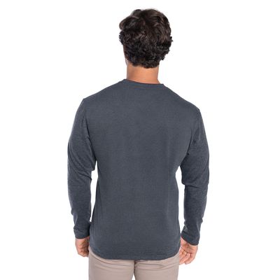 Imagen 2 del producto Polera Manga Larga Cuello Redondo Botones Hombre