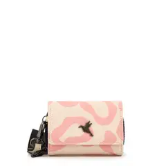 TRINUS - Billetera zigor pequeña blanco crudo