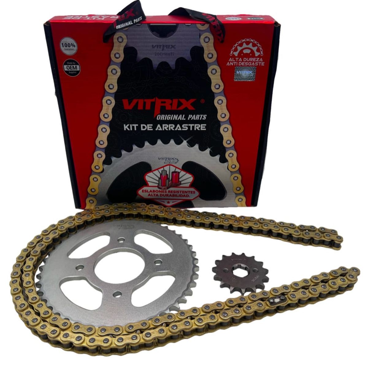GENERICO - KIT TRANSMISION GIXXER-150FIGSX-150 1545 428H-140L VITRIX