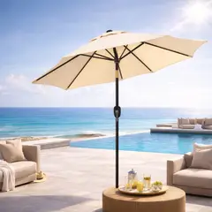 GENERICO - QUITASOL RECTO TERRAZA 2,7 MT Crema