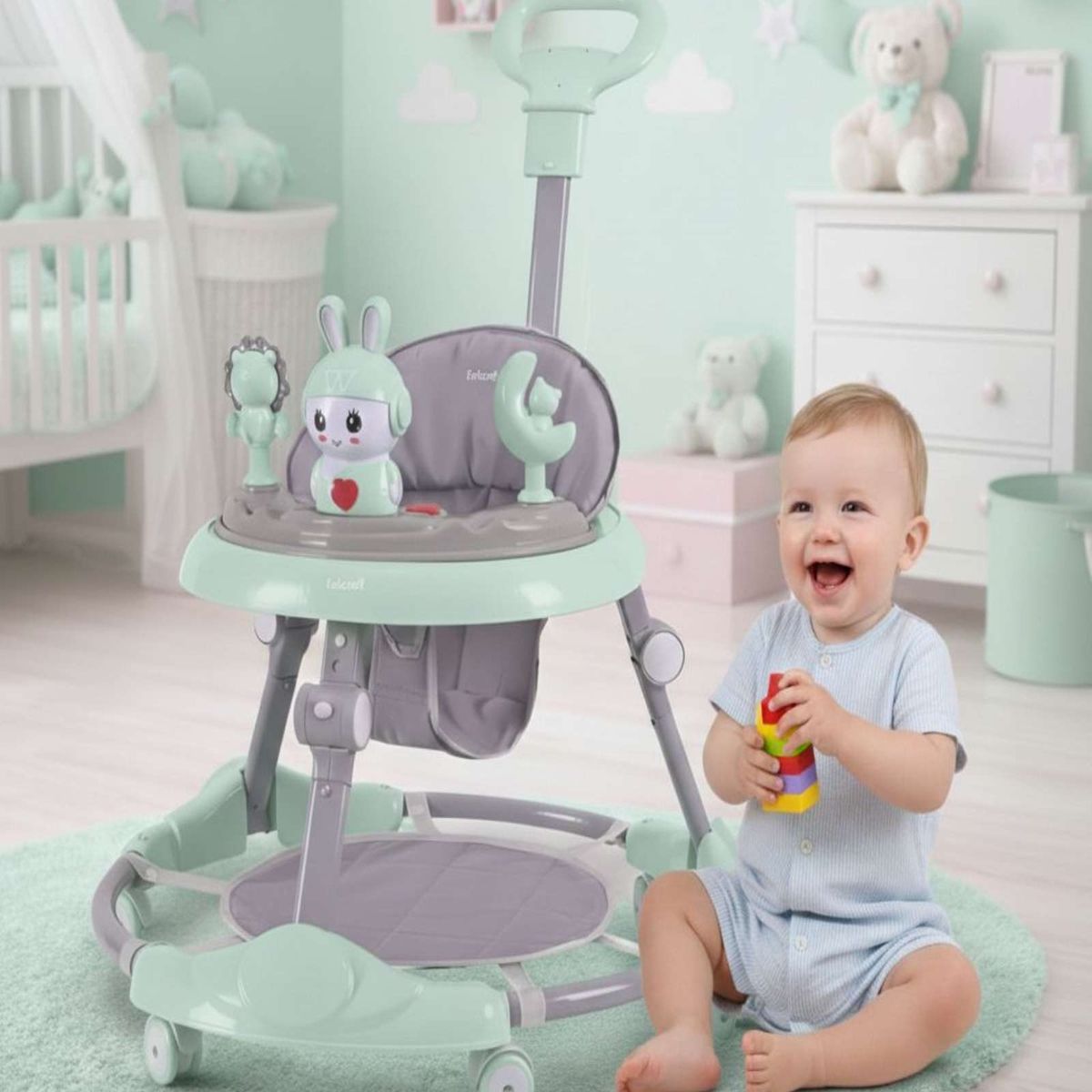 GENERICO - Andador para Bebe con Juegos Interactivos - Seguridad y Diversion en sus Primeros Pasos
