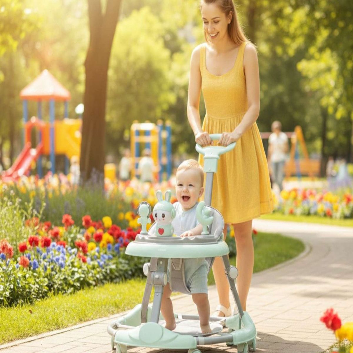 GENERICO - Andador para Bebe con Juegos Interactivos - Seguridad y Diversion en sus Primeros Pasos