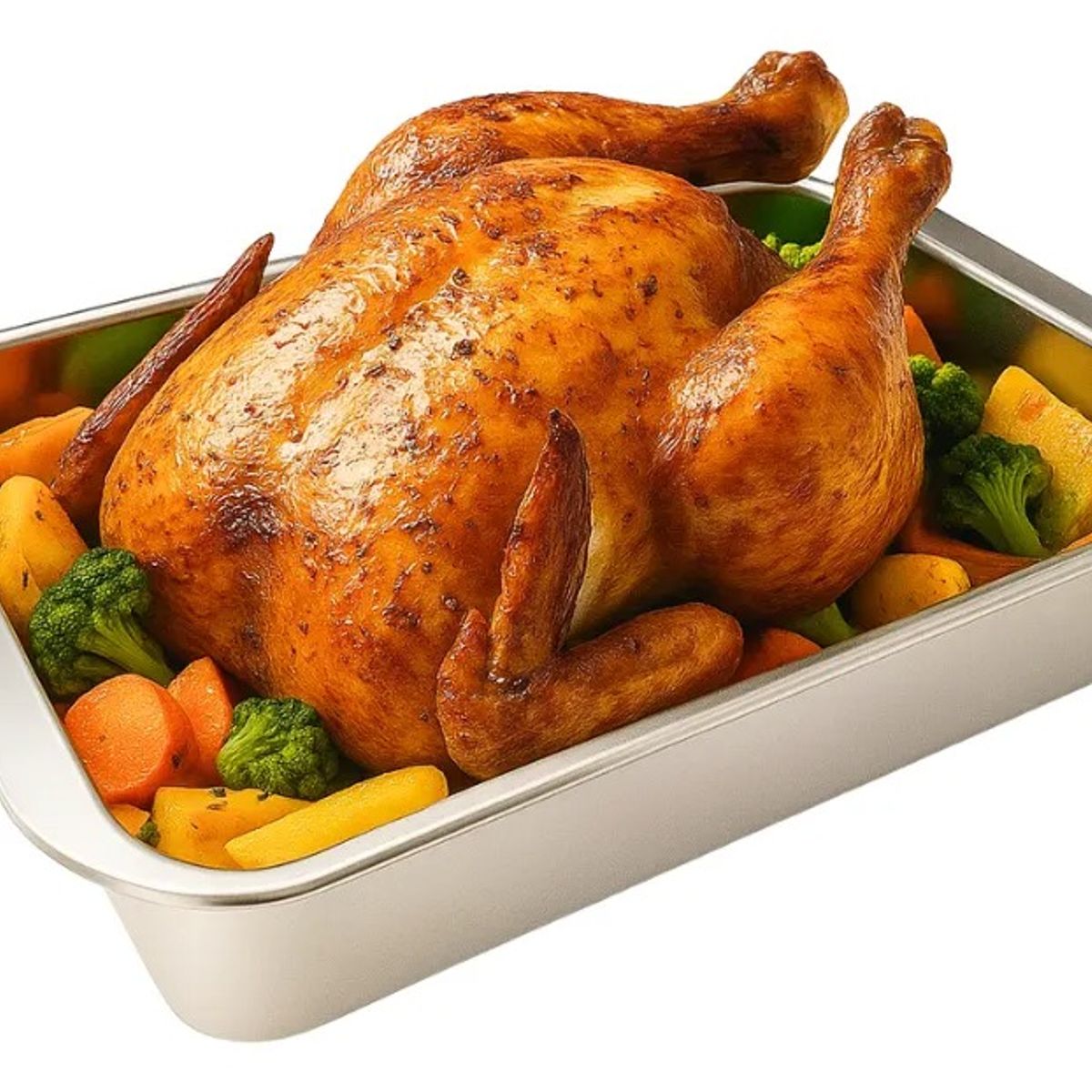 GENERICO - Bandeja Para Horno Bandeja De Acero Inoxidable Multiuso Plateado