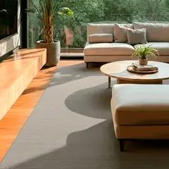 BAZHARS - Alfombra Premium 230X330 cm Ris Loop Gris