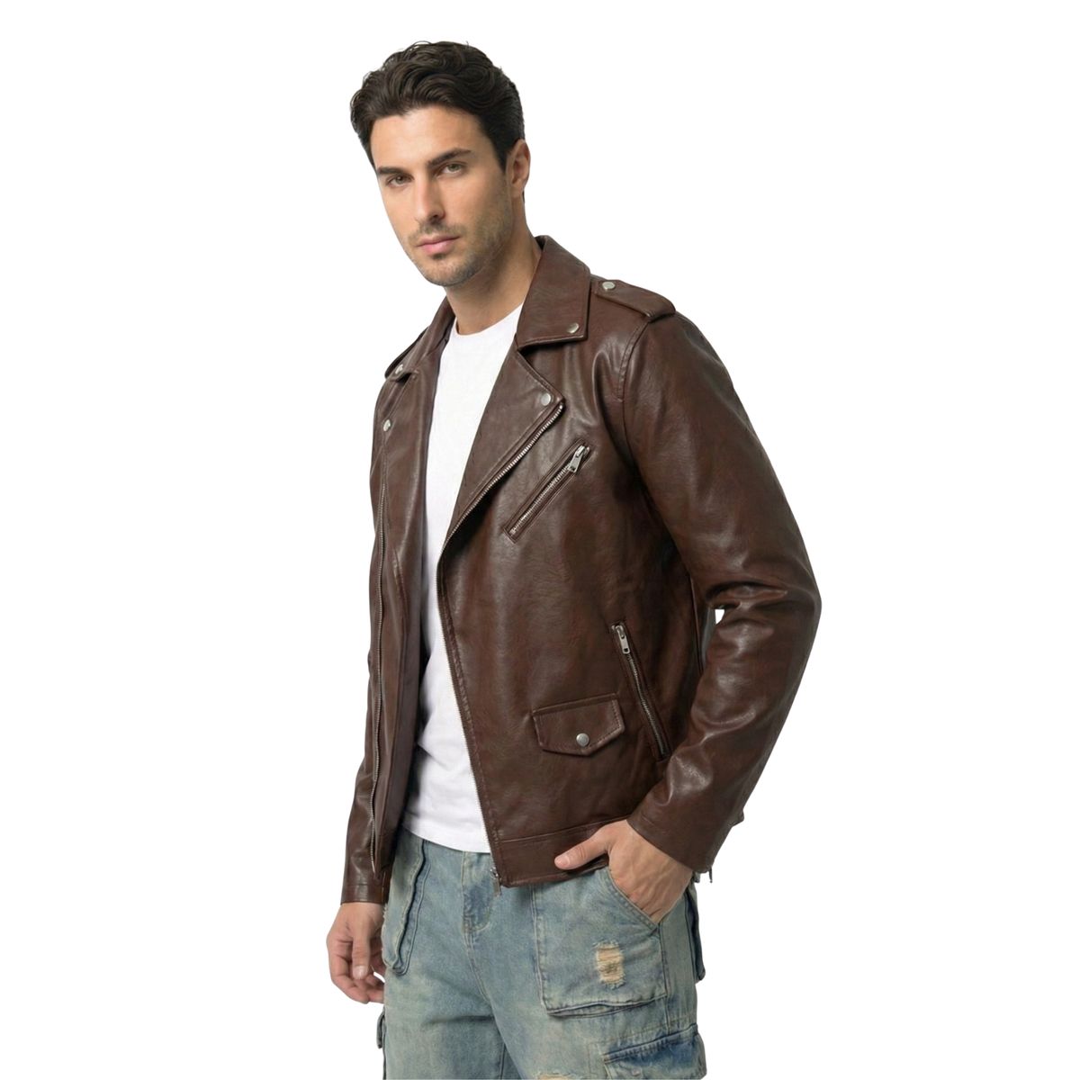 D'JOE - Chaqueta Ecocuero Soft Hombre Milan