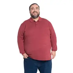 KOTTING - Polera Manga Larga Piqué Hombre