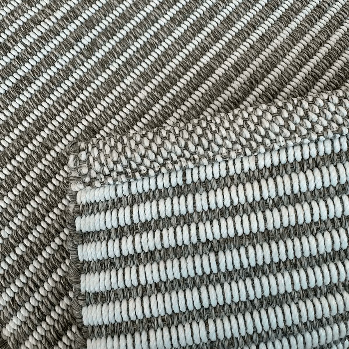 BAZHARS - Alfombra pasillo 70X300 cm  Premium Ris Loop Blanco Bazhars