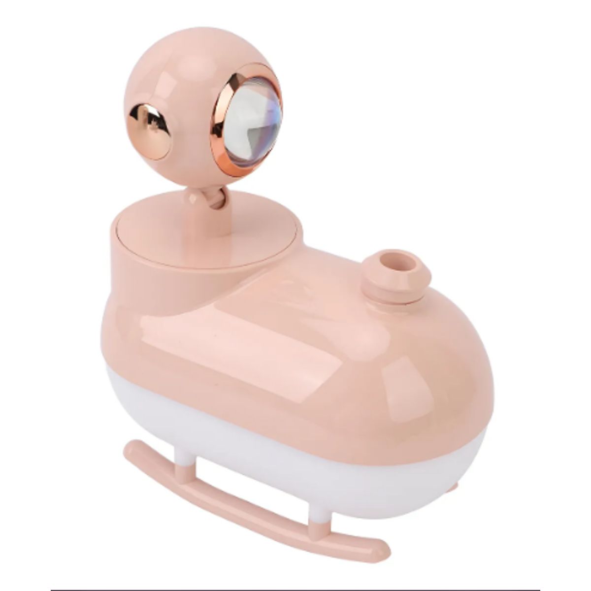 GENERICO - Mini Humidificador De Aire Portátil Luz Nocturna Aromático Rosa