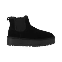 BAMERS - Botas Mujer Chelsea Negro Plataforma