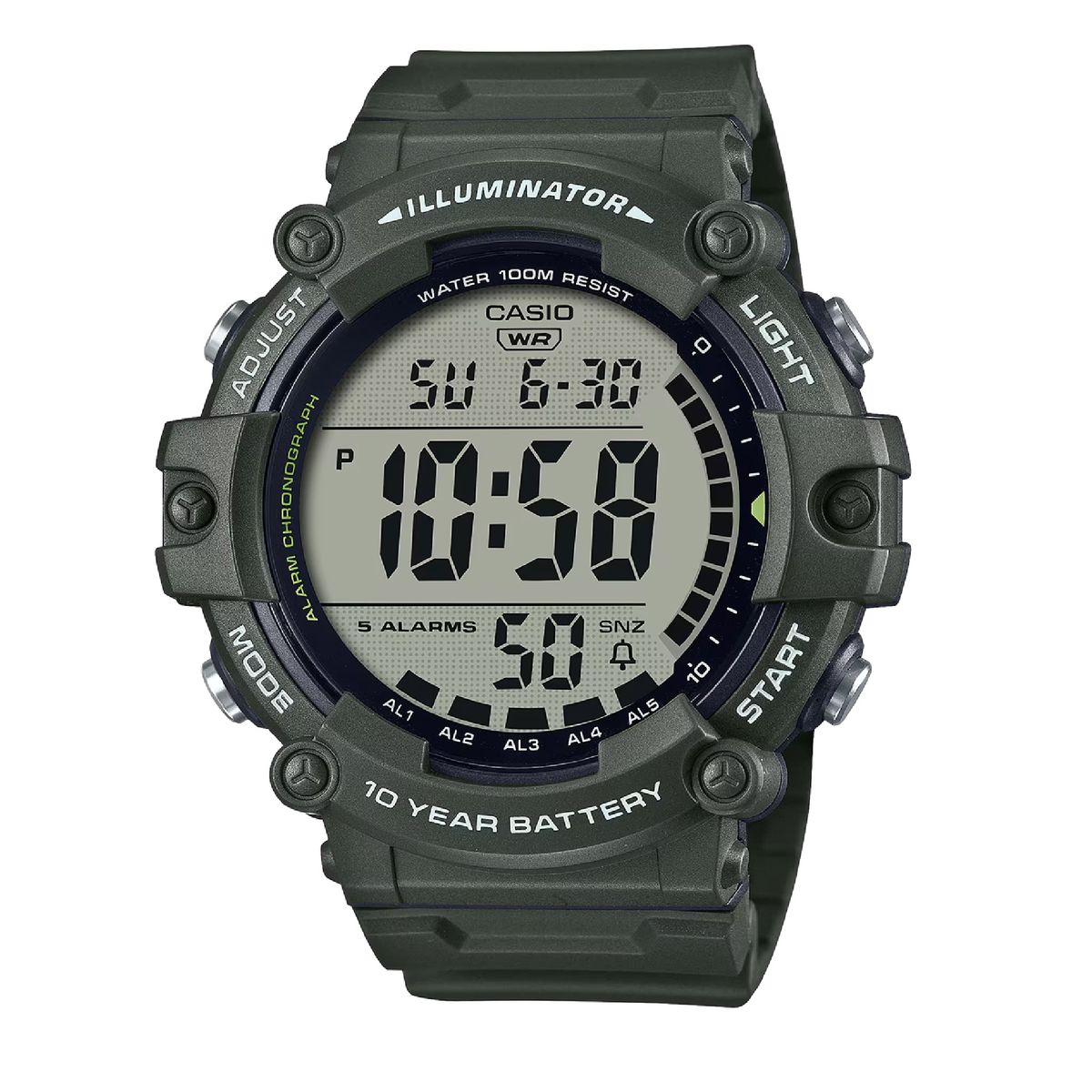 CASIO - Reloj AE-1500WHX-3AV Digital Hombre