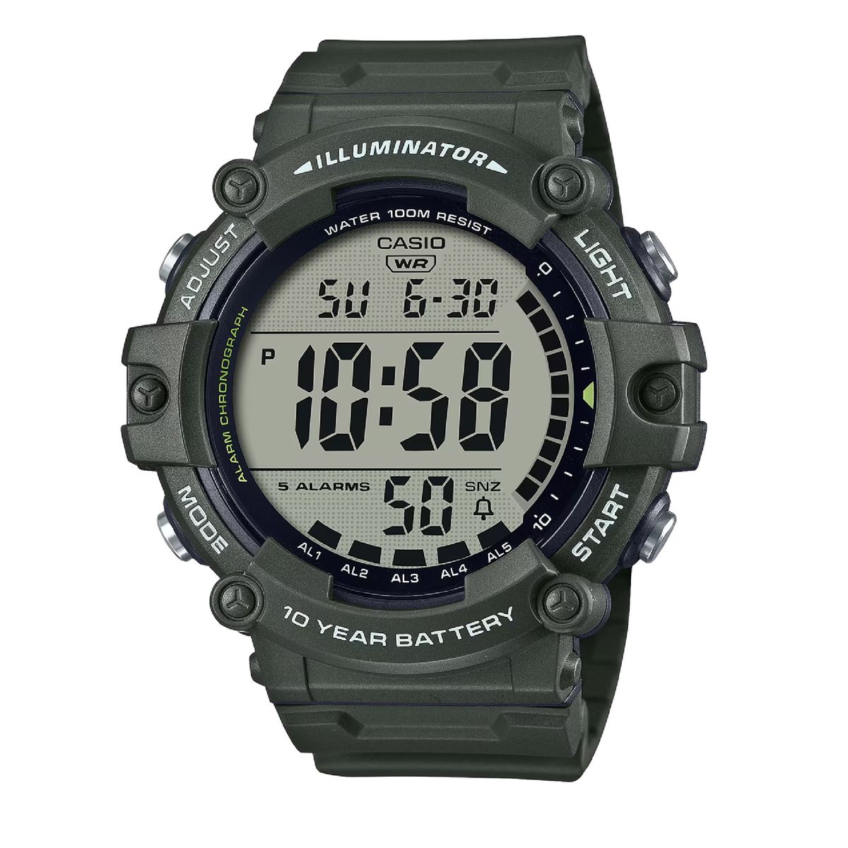 CASIO - Reloj AE-1500WHX-3AV Digital Hombre
