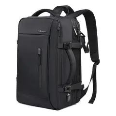 GENERICO - Mochila Para Viaje Notebook Hardley 40l Balistico +usb Negro BELUG