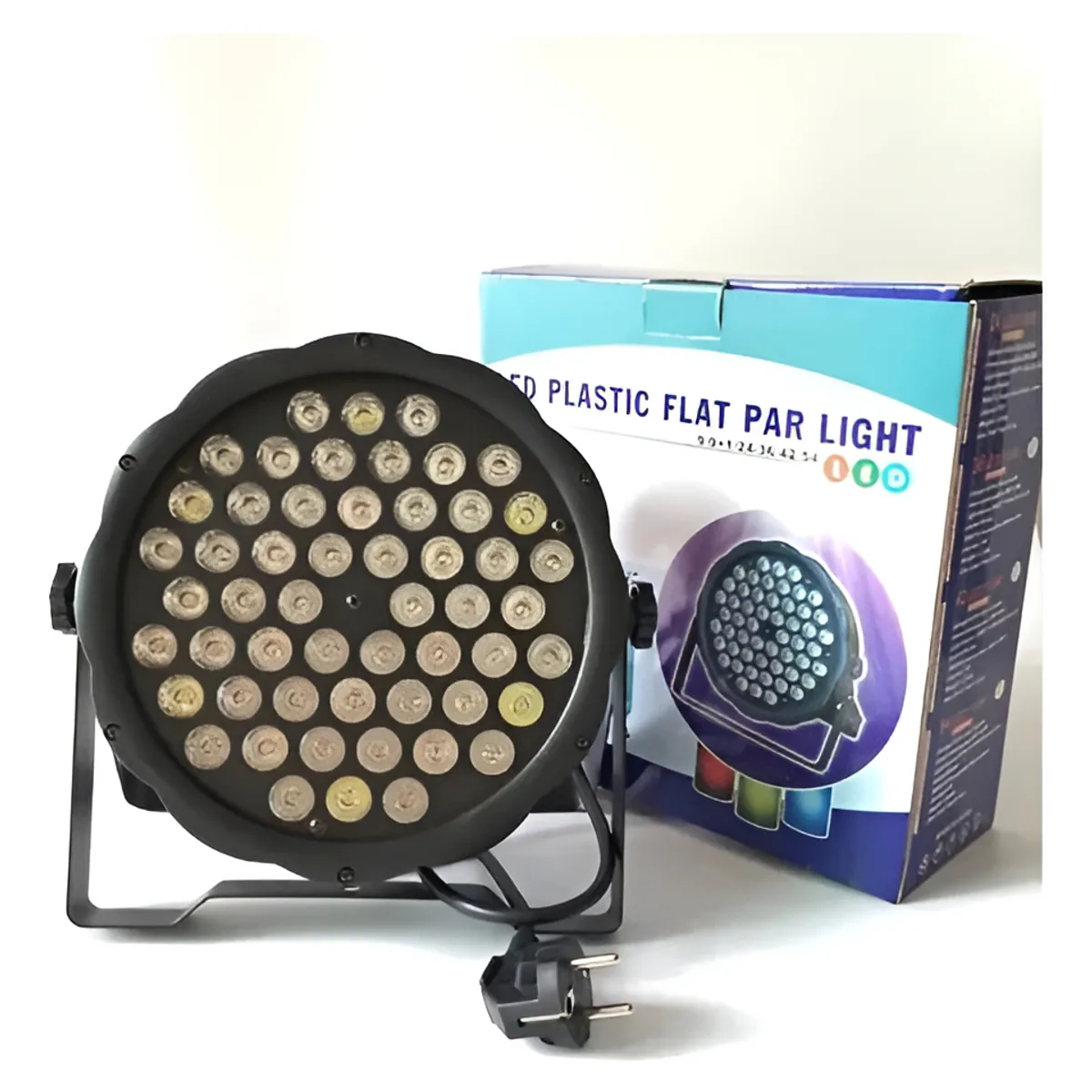 GENERICO - Luz Led Disco Reflector 54 Led Rgb Dmx Discoteque