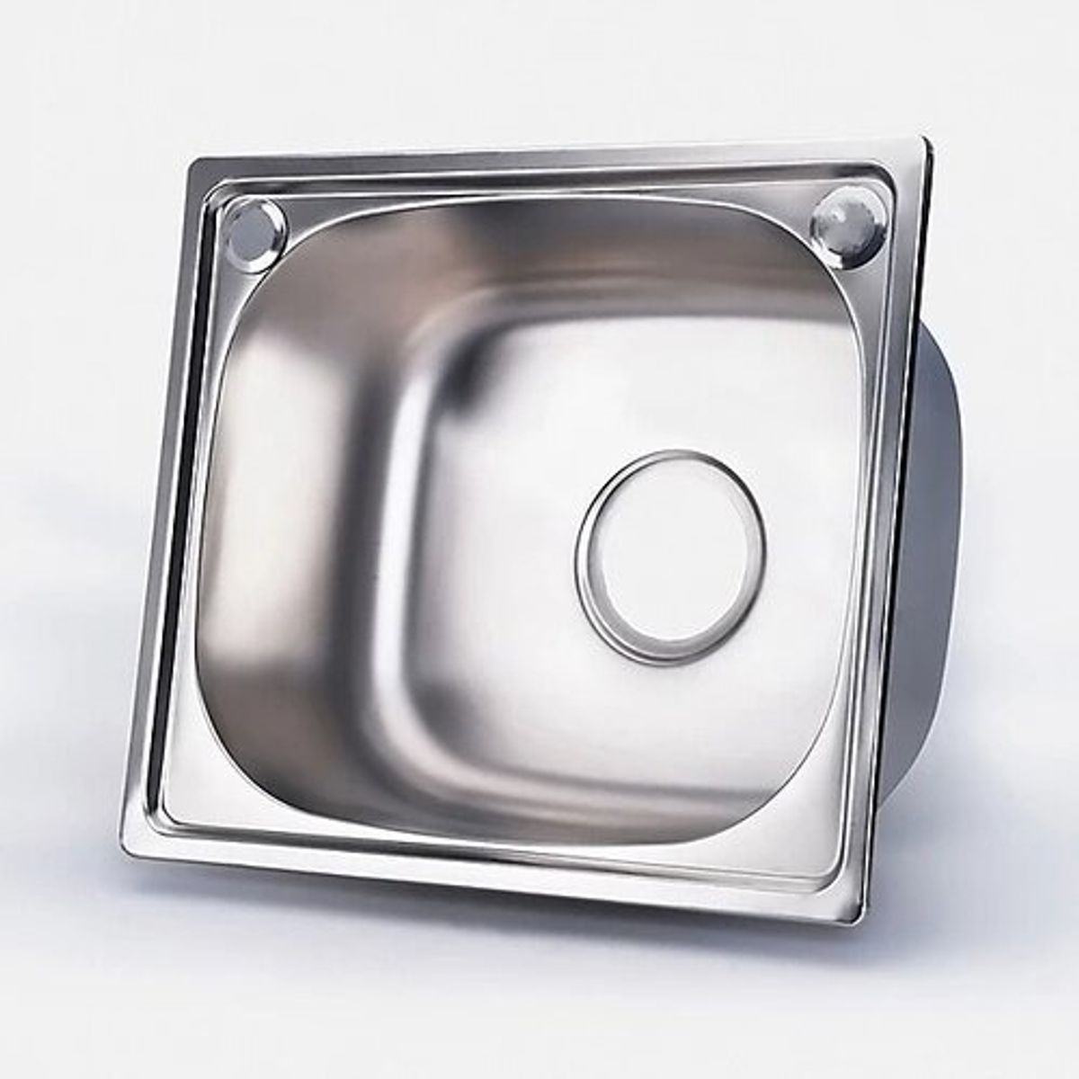 GENERICO - Fregadero De Cocina Rectangular Acero Inoxidable Plateado