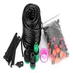 GENERICO - Manguera De Riego Sistema De Riego Gotero Para Jardin Negro