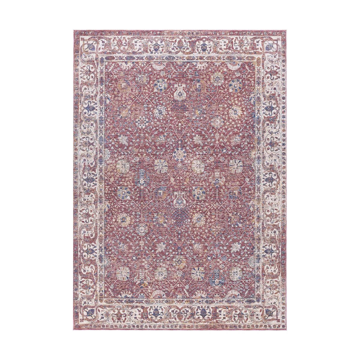 DIB - Alfombra Karachi 060X140 6280B Ivory Red