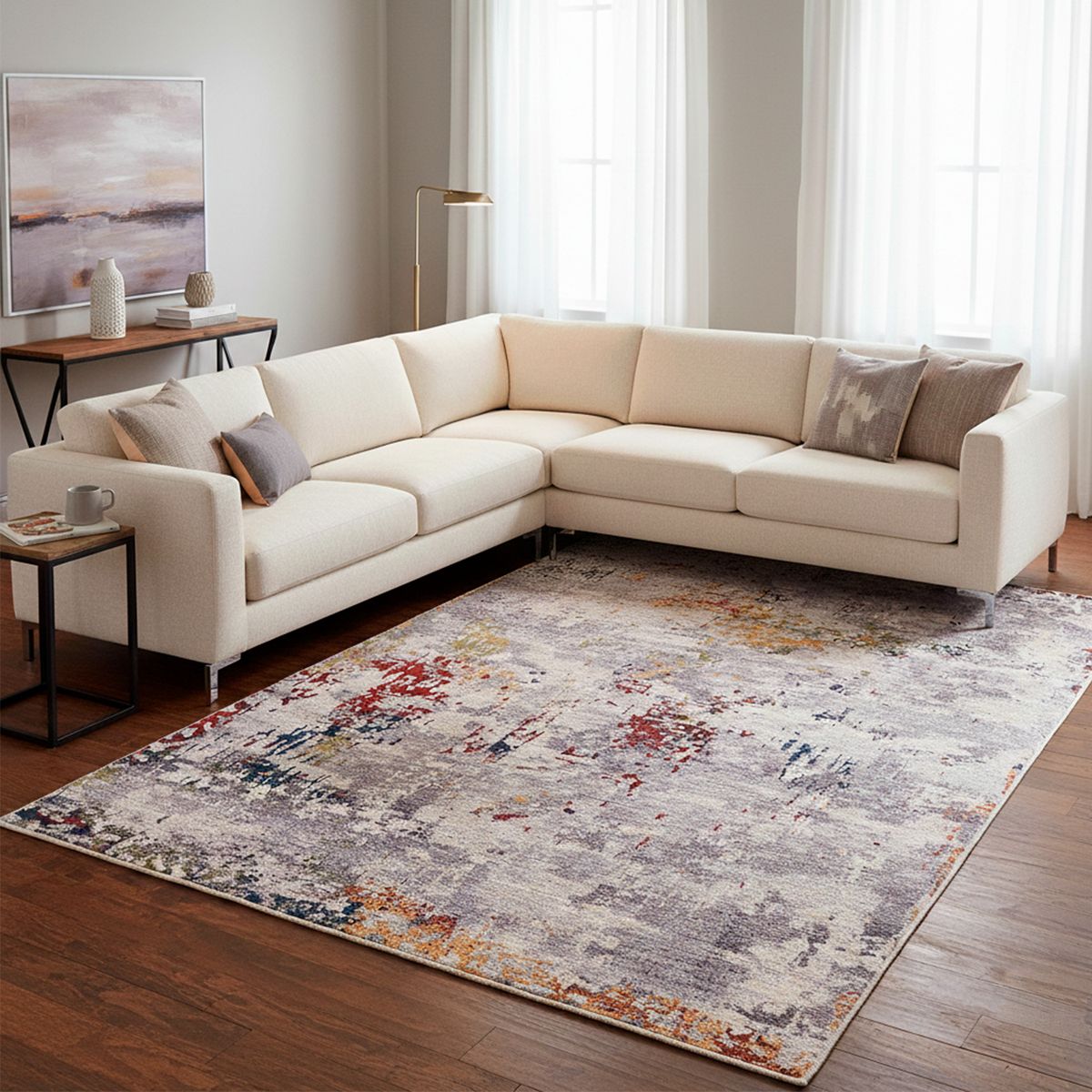 DIB - Alfombra Memphis 160X230 6930B Multi Beige/Mul Gr