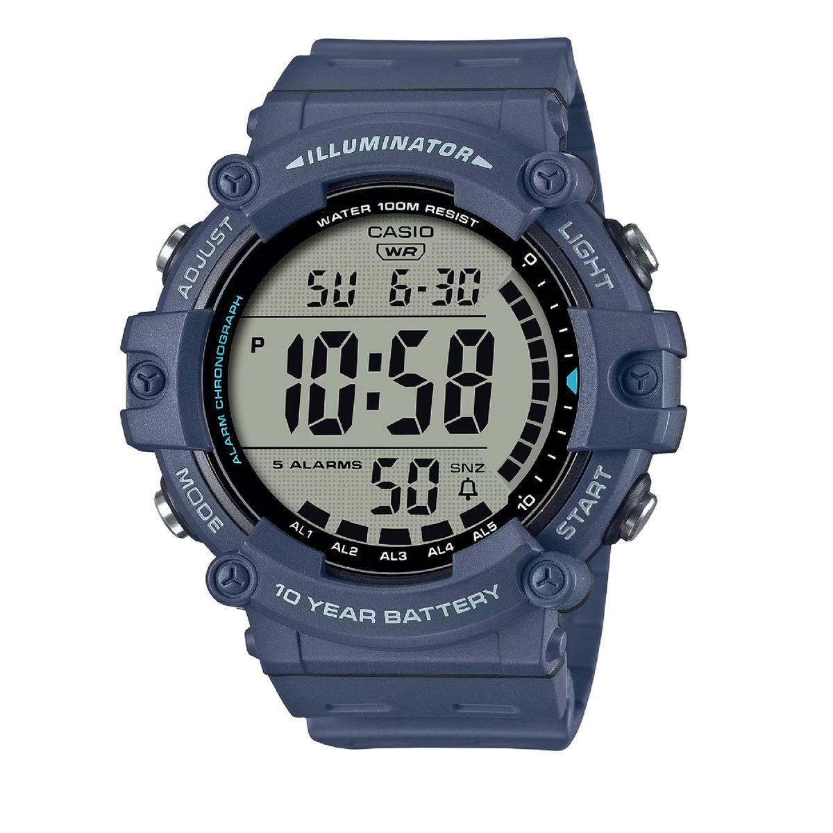 CASIO - Reloj AE-1500WH-2AV Digital Hombre