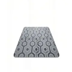 GENERICO - ALFOMBRA TEXTURIZADA 150X200CM CON DISENO F2