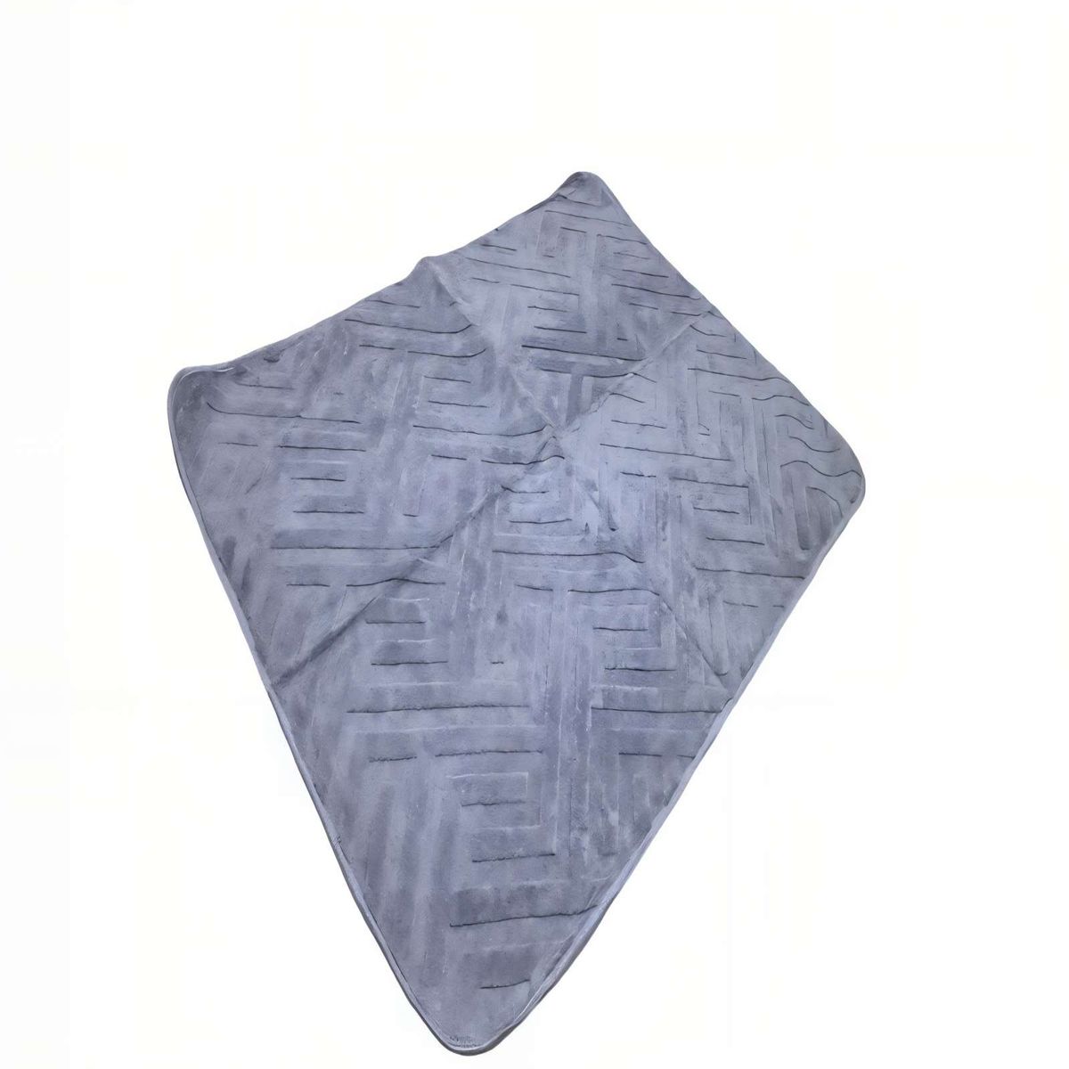 GENERICO - ALFOMBRA 150X200 CM TEXTURIZADA COLOR GRIS