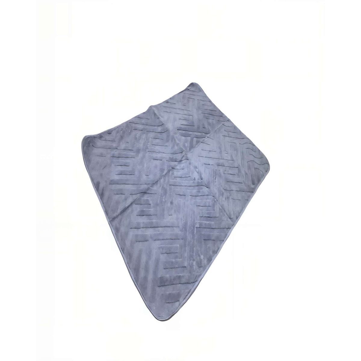 GENERICO - ALFOMBRA 150X200 CM TEXTURIZADA COLOR GRIS
