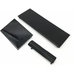 GENERICO - Kit Tapas Repuesto para Nintendo Wii Negro