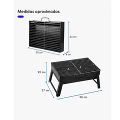 GENERICO - Chico Móvil 44x30cm parrilla negra