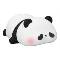 Lámpara Nocturna Sensor Táctil Infantil Panda De Silicona