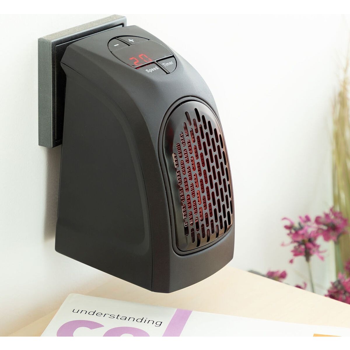 GENERICO - Termoventilador Electrico Calefactor Calefaccion Color Negro