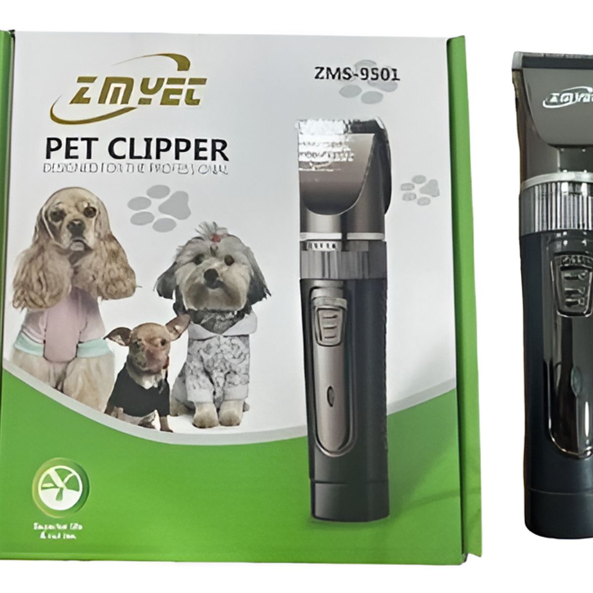 GENERICO - Kit Maquina Corta Pelo Para Mascota Afeitadora Marrón