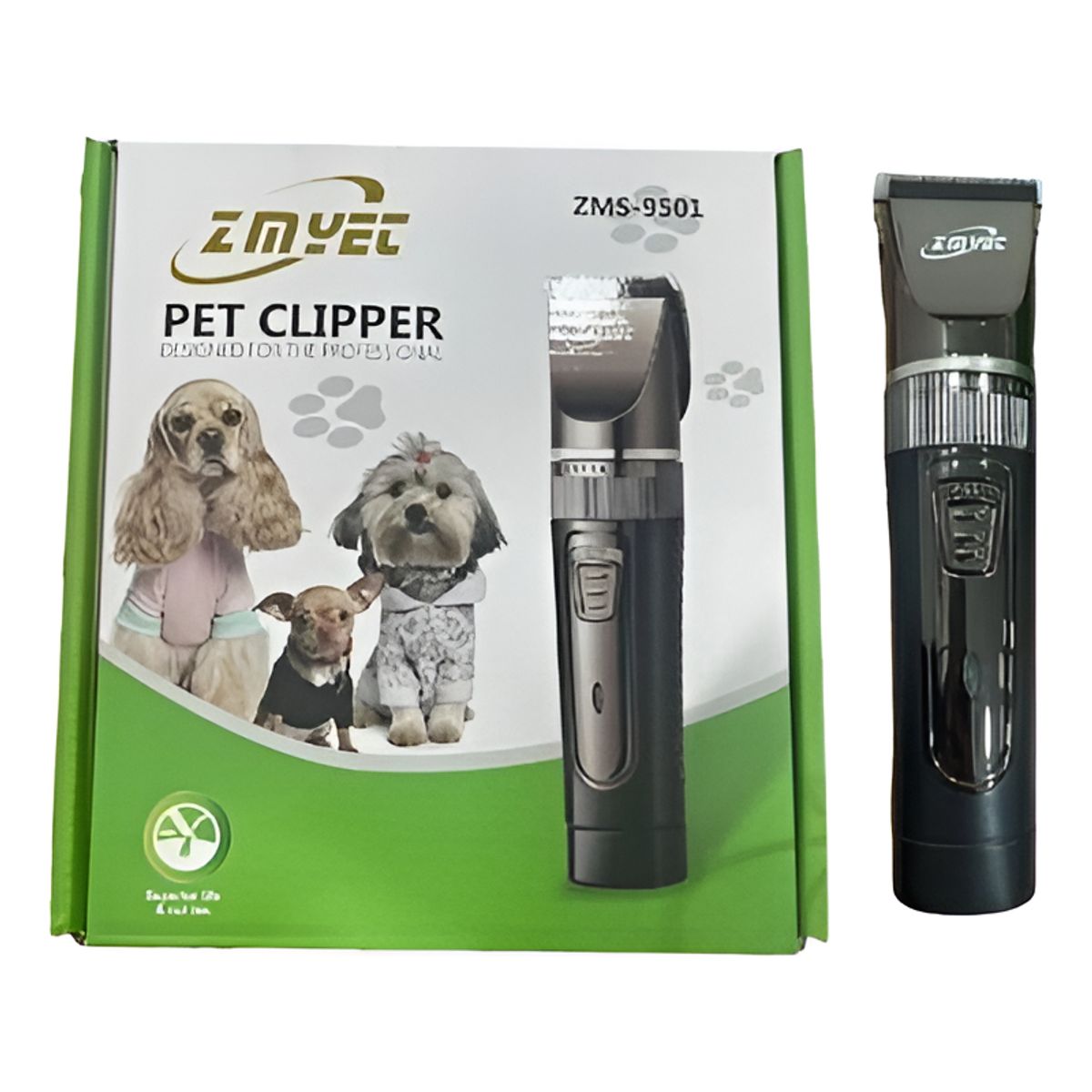 GENERICO - Kit Maquina Corta Pelo Para Mascota Afeitadora Marrón