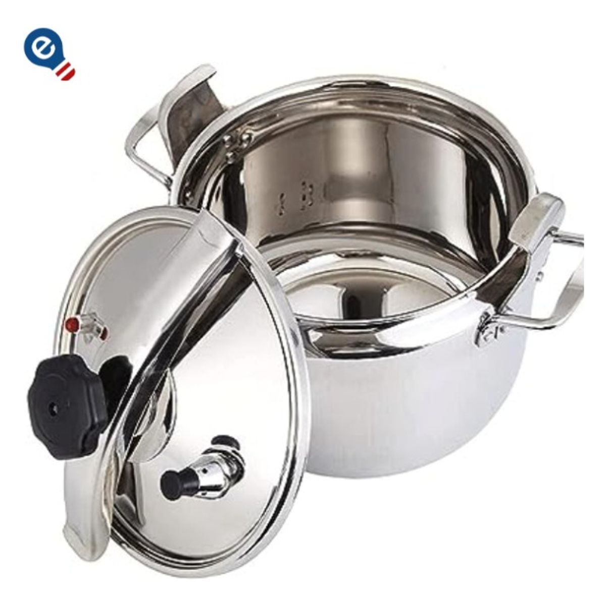 GENERICO - Olla Presión 9 Litros Aluminio Seguridad Diseño Y Decoración Plateado
