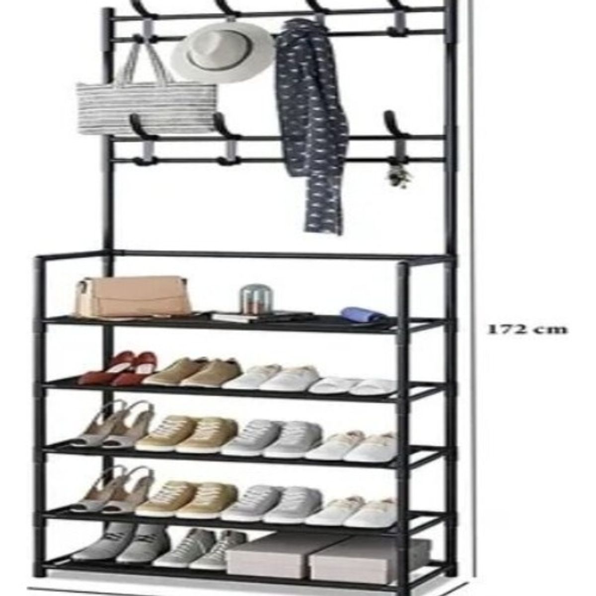 GENERICO - Mueble Organizador De Baño Color Negro Practico Negro