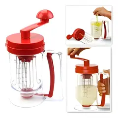 GENERICO - Máquina Manual Para Hacer Mezcla De Panqueques Rojo