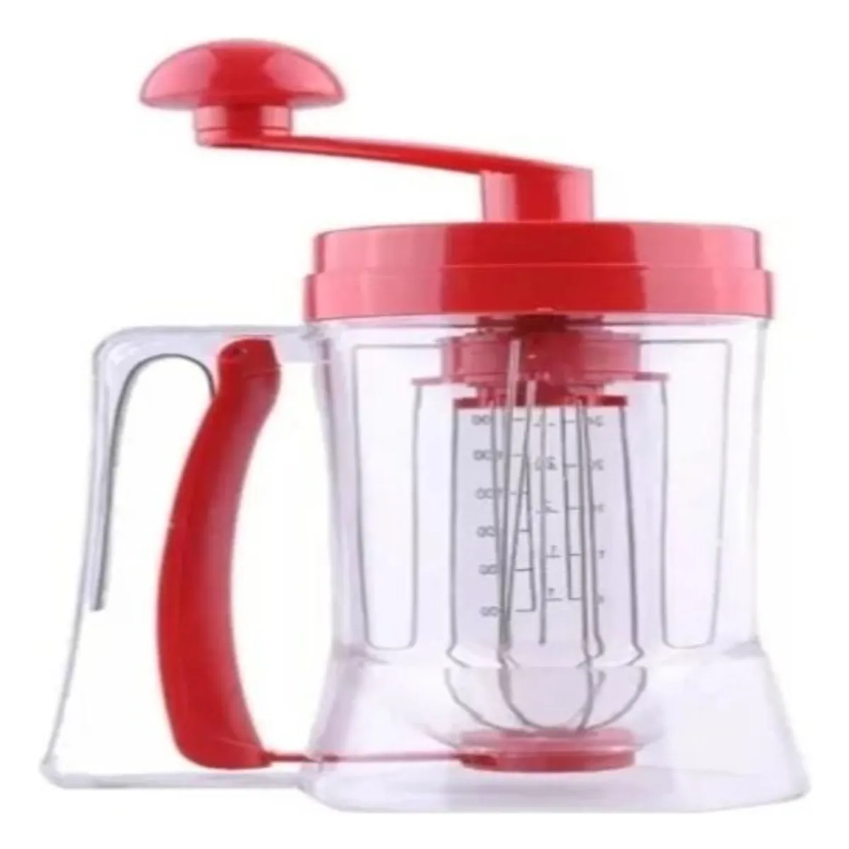 GENERICO - Máquina Manual Para Hacer Mezcla De Panqueques Rojo