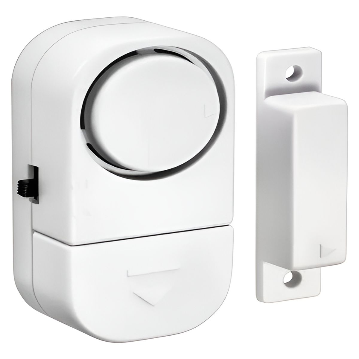 GENERICO - Alarma Para Puerta Ventana Sensor Wifi De Movimiento Y Humo Blanco