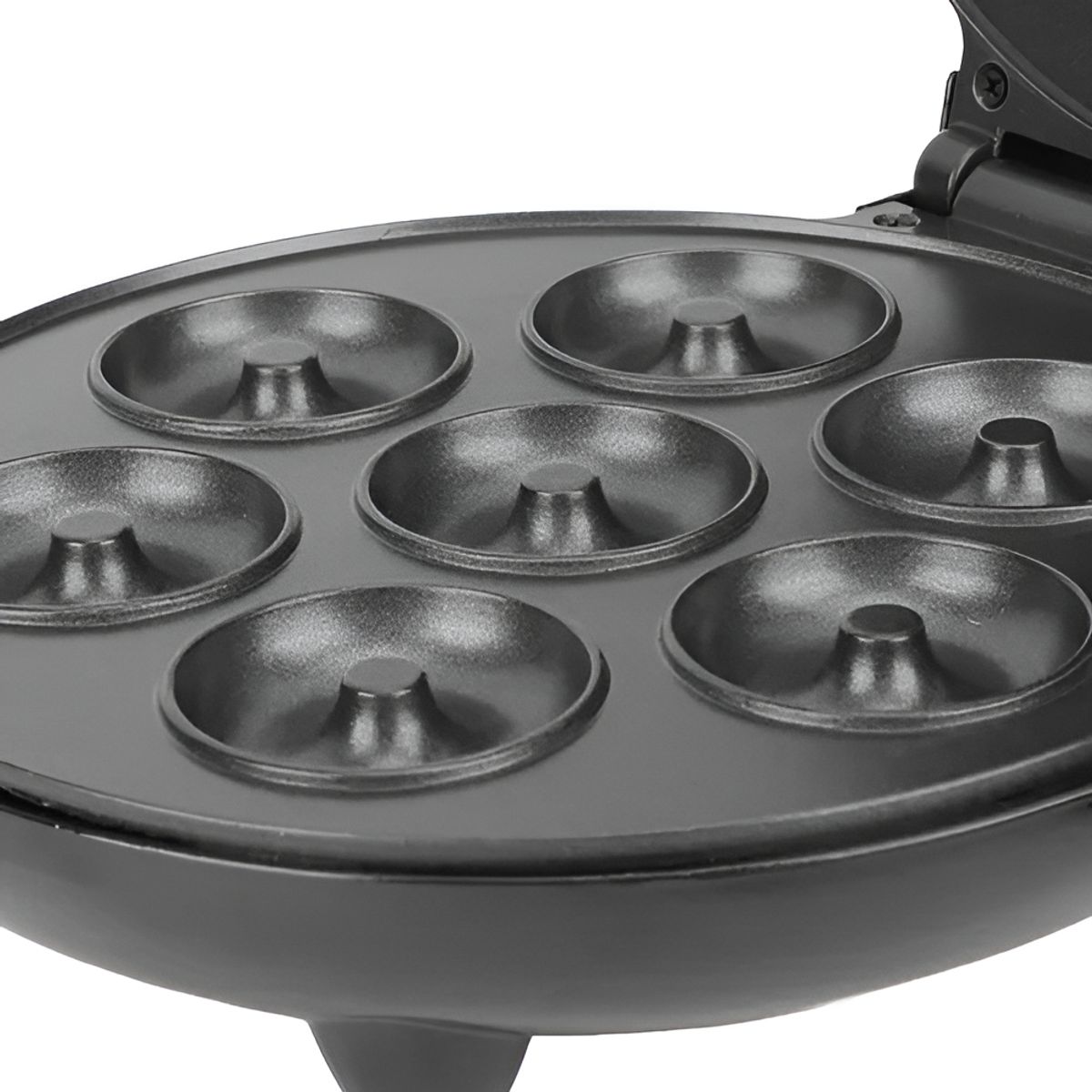 GENERICO - Maquina Para Mini Donas Rosquilla Antiadherente Mini Donuts Negra