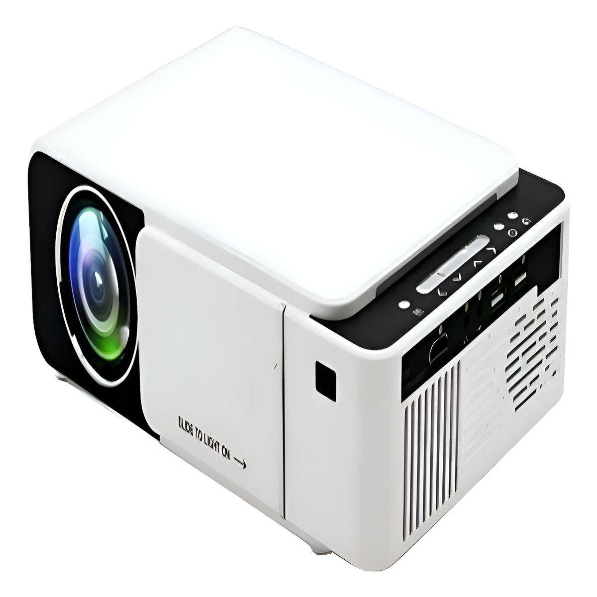 GENERICO - Proyector Genérico Mini Full Hd Led Wifi Hdmi Usb 5 Blanco